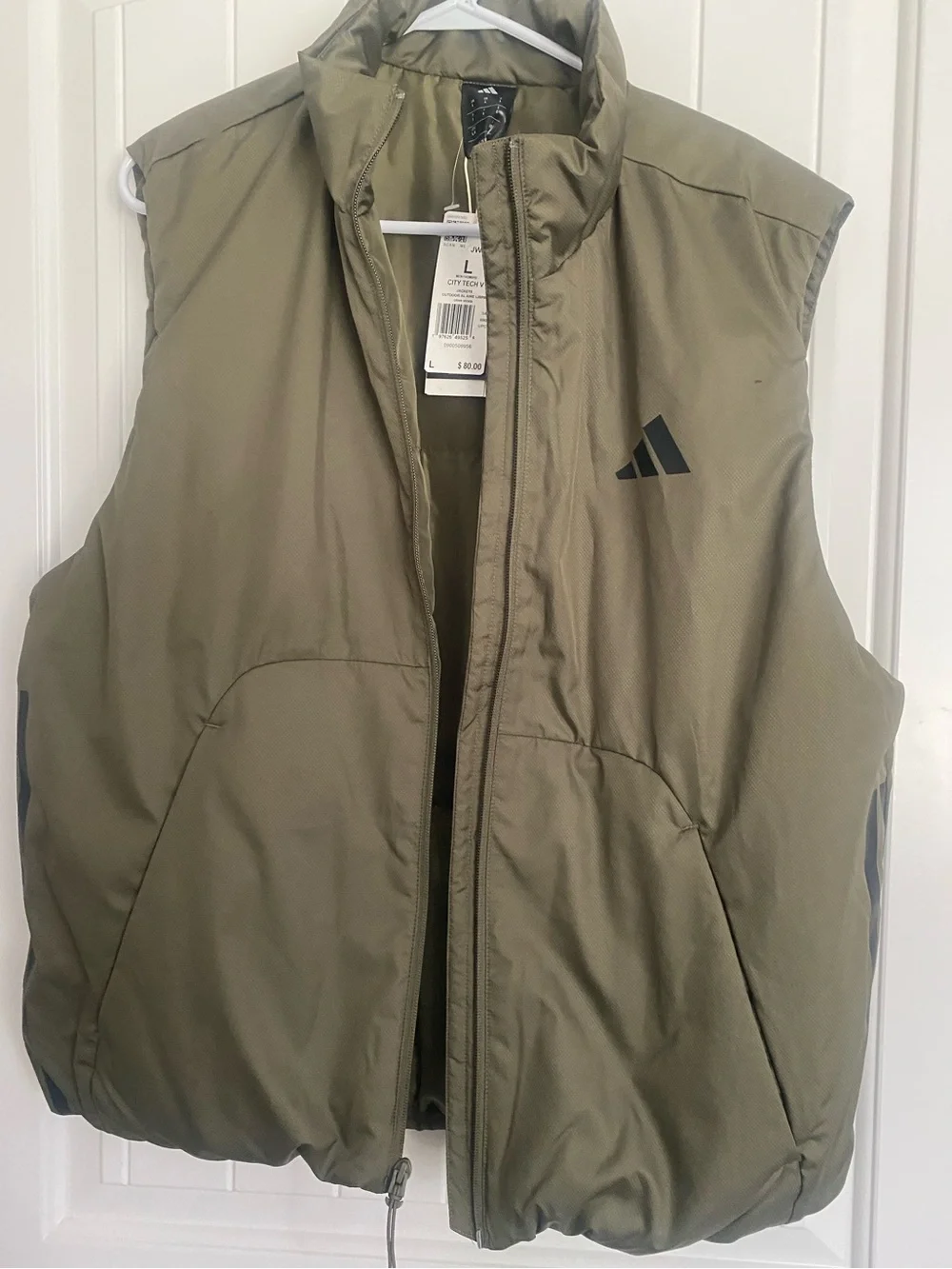 Adidas City Tech V Men’s Jacket – Olive Strata – Size L